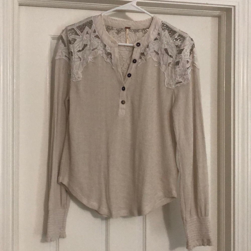Free People Long Sleeve Top